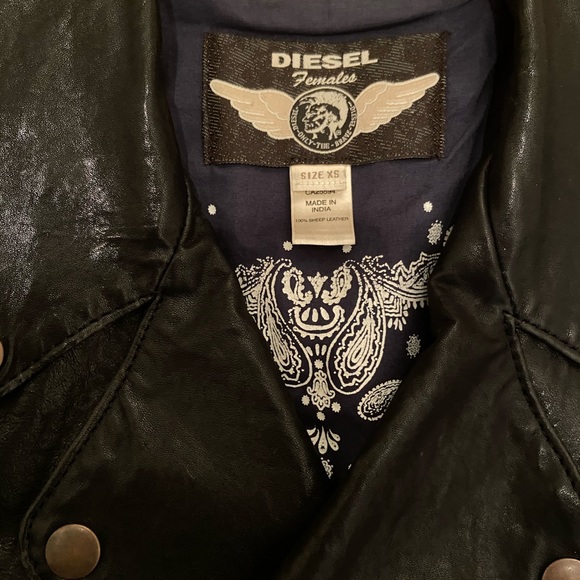 Diesel Leather Jacket - Picture 5 of 12